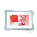 Round Corner Digital Picture Frame w/ Key Chain